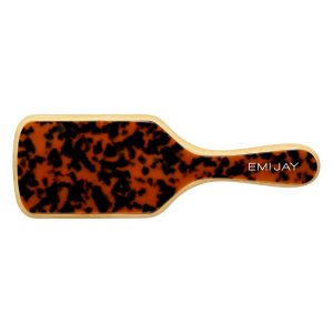 Bamboo Paddle Brush in Tortoise