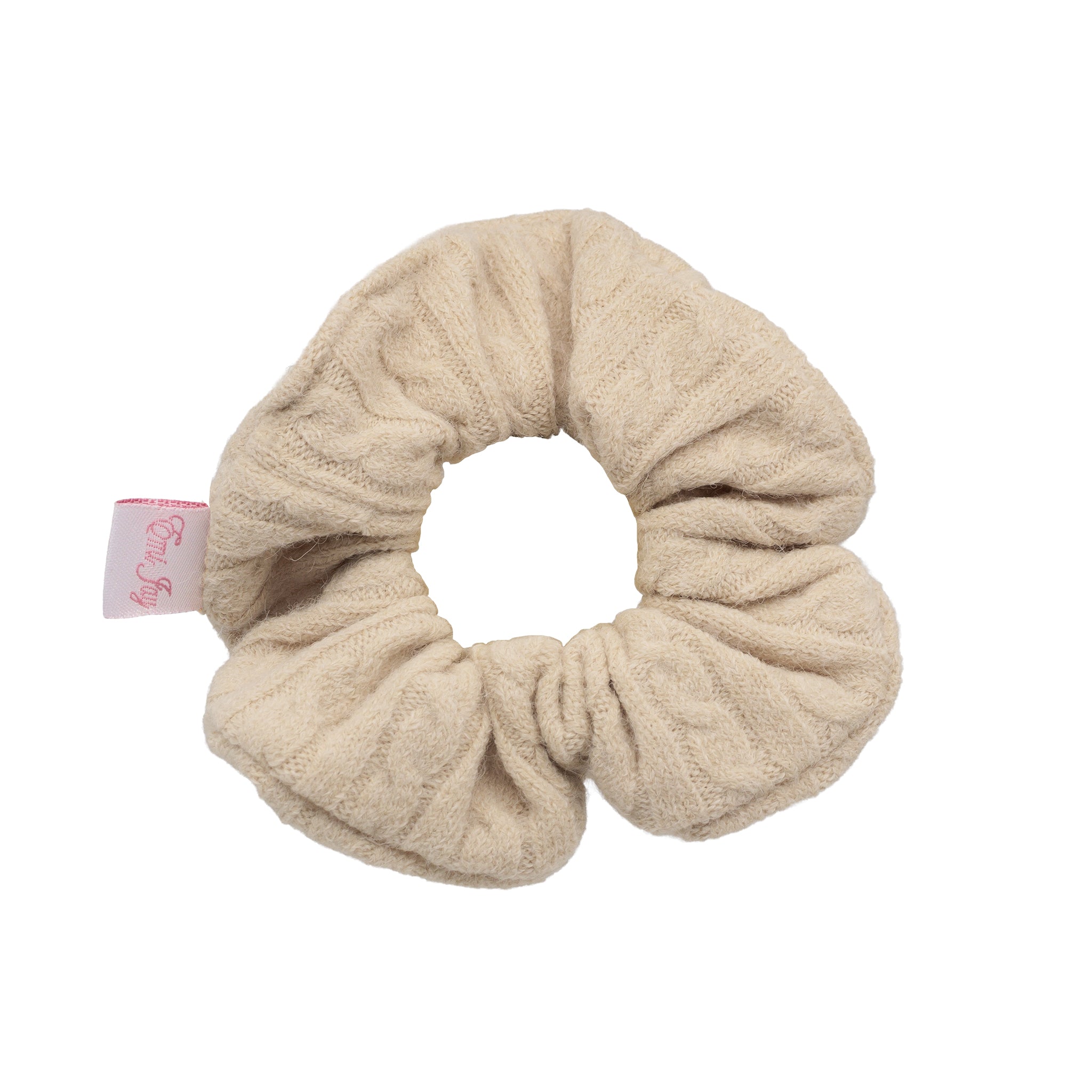 Cozy Scrunchie in Oat Latte Knit