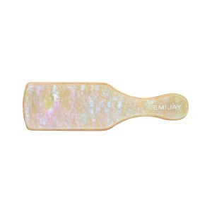 Mini Boar Bristle Brush in Lemon Sugar