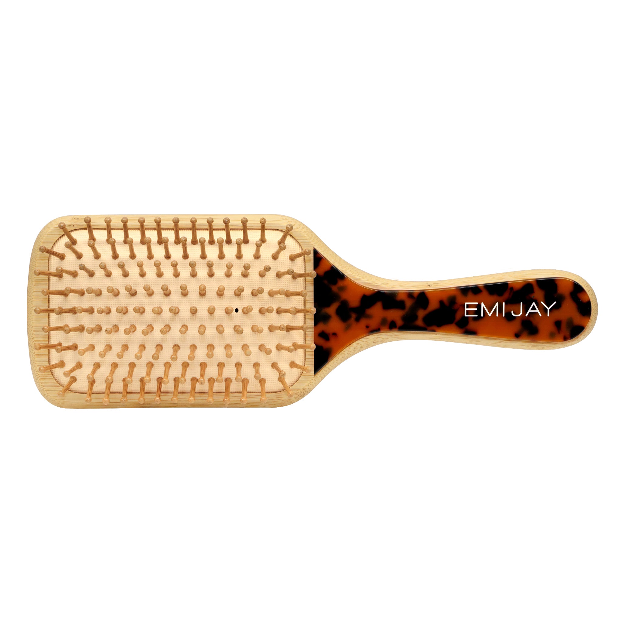 Bamboo Paddle Brush in Tortoise - Image 2
