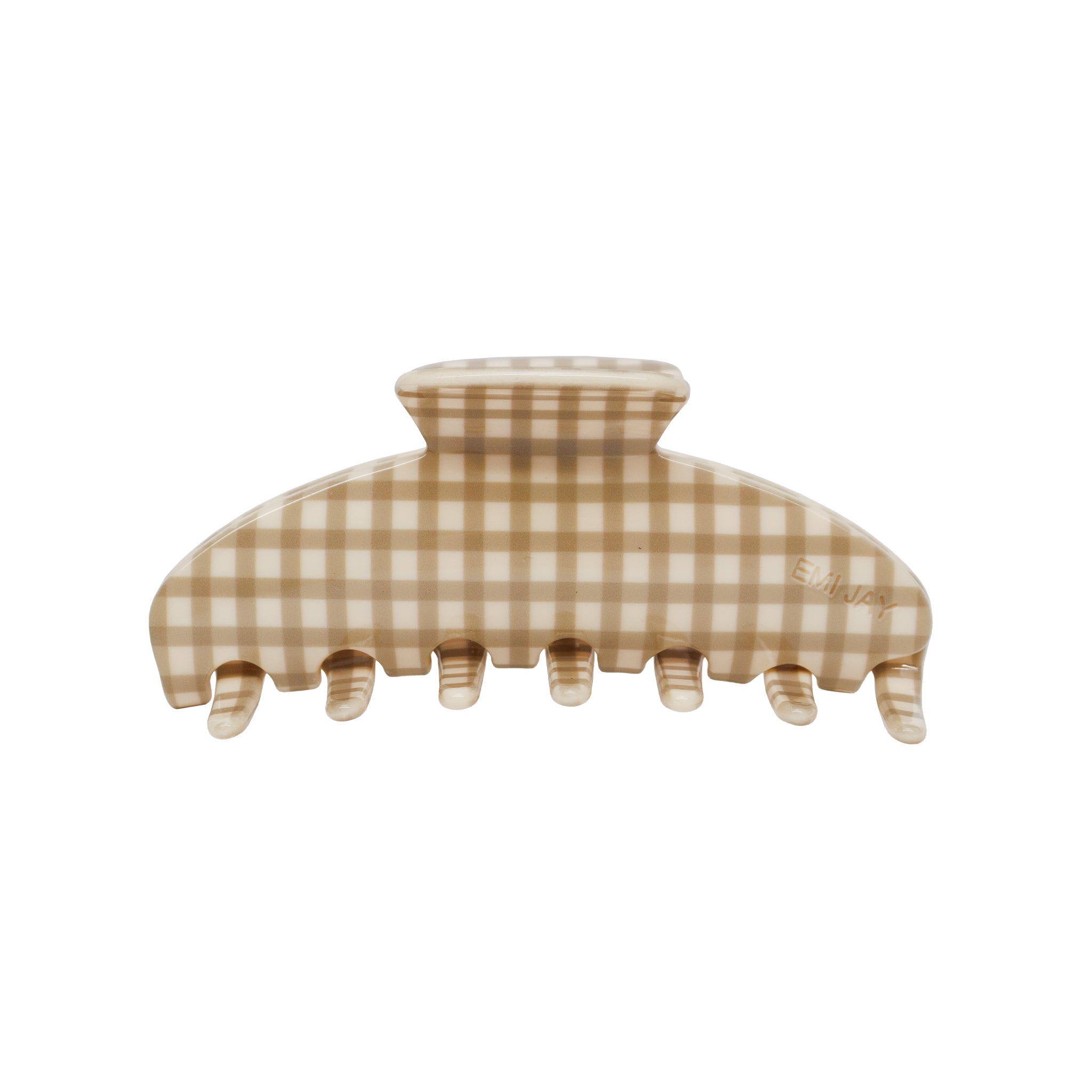 Big Effing Clip in Gingerbread Gingham