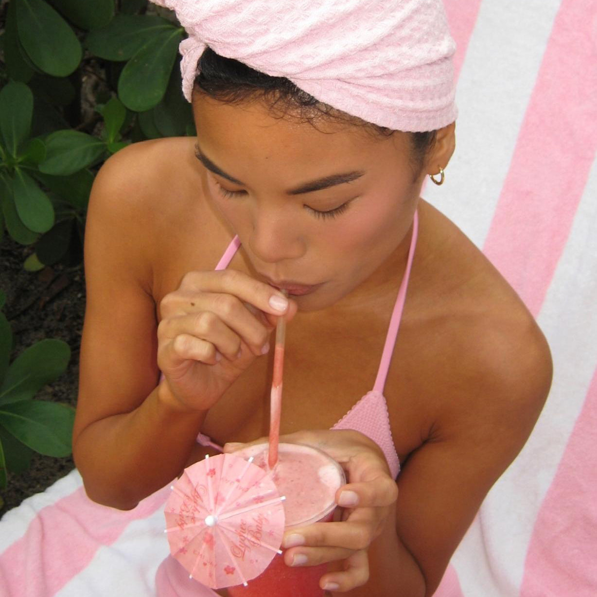 Heavenly Hair Towel in Lychee Baby - Image 3