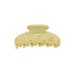 Lil Effing Clip in Citrine Petal Eyelet