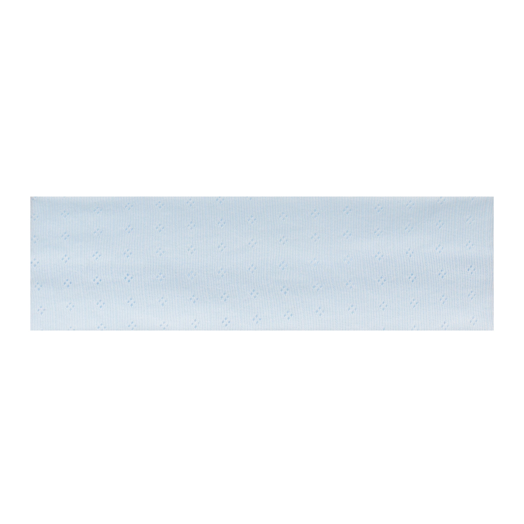 Pointelle Headband in Azure
