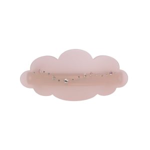 Ponytail Barrette in Pink Cloud
