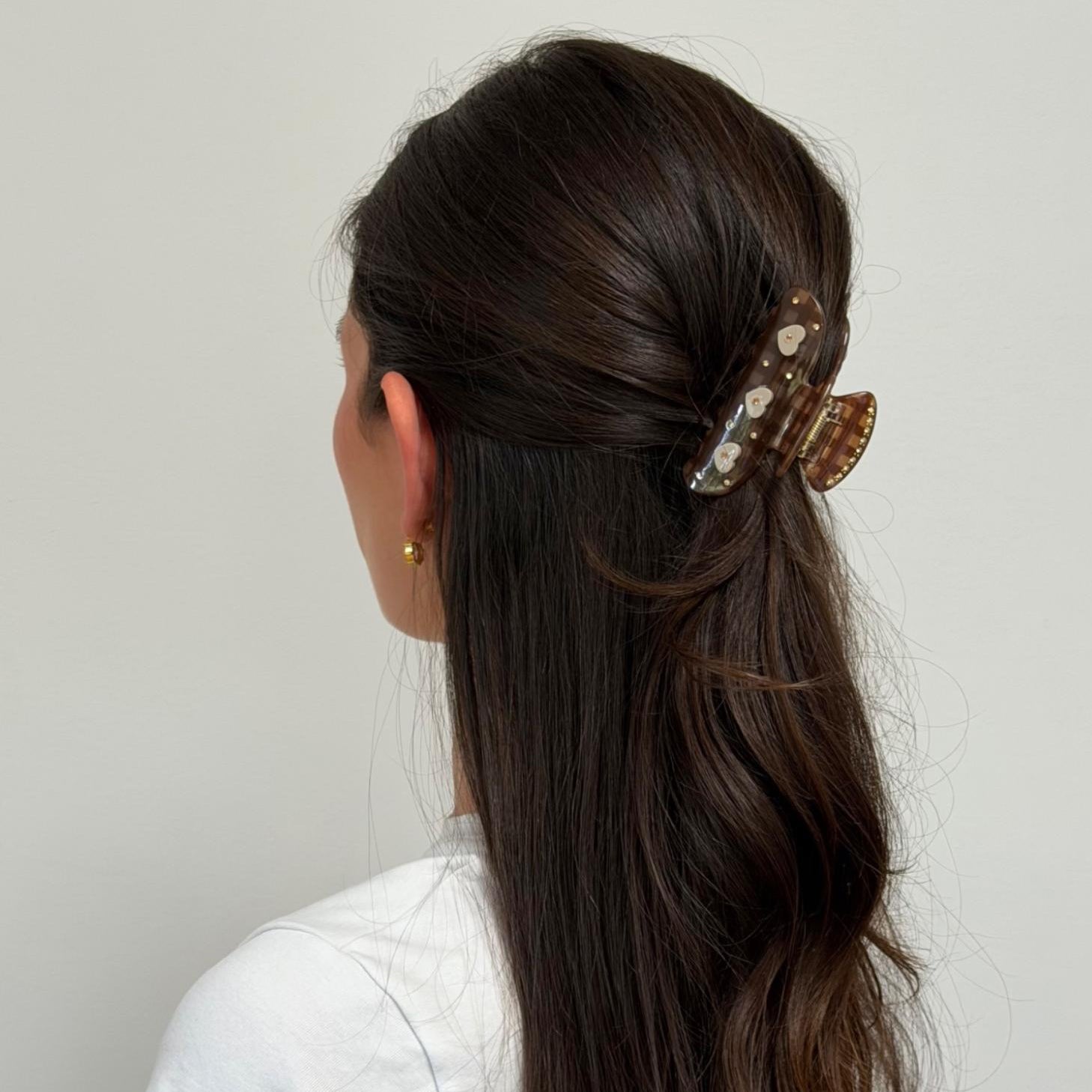 Sweetheart Clip in Cuddle Me Gingham - Image 3